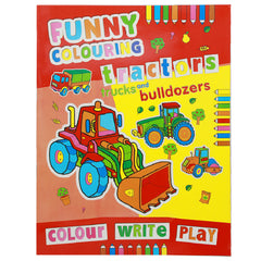 Coloring Book Tractors & Trucks, Coloring Books, Chase Value, Chase Value