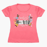 Girls Half Sleeves T-Shirt - Light Pink, Girls T-Shirts, Chase Value, Chase Value