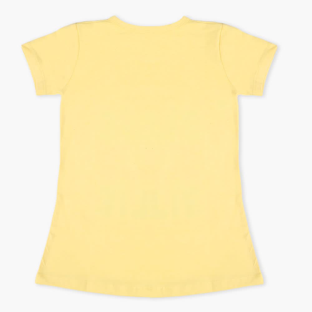 Girls T-Shirt - Yellow, Girls T-Shirts, Chase Value, Chase Value