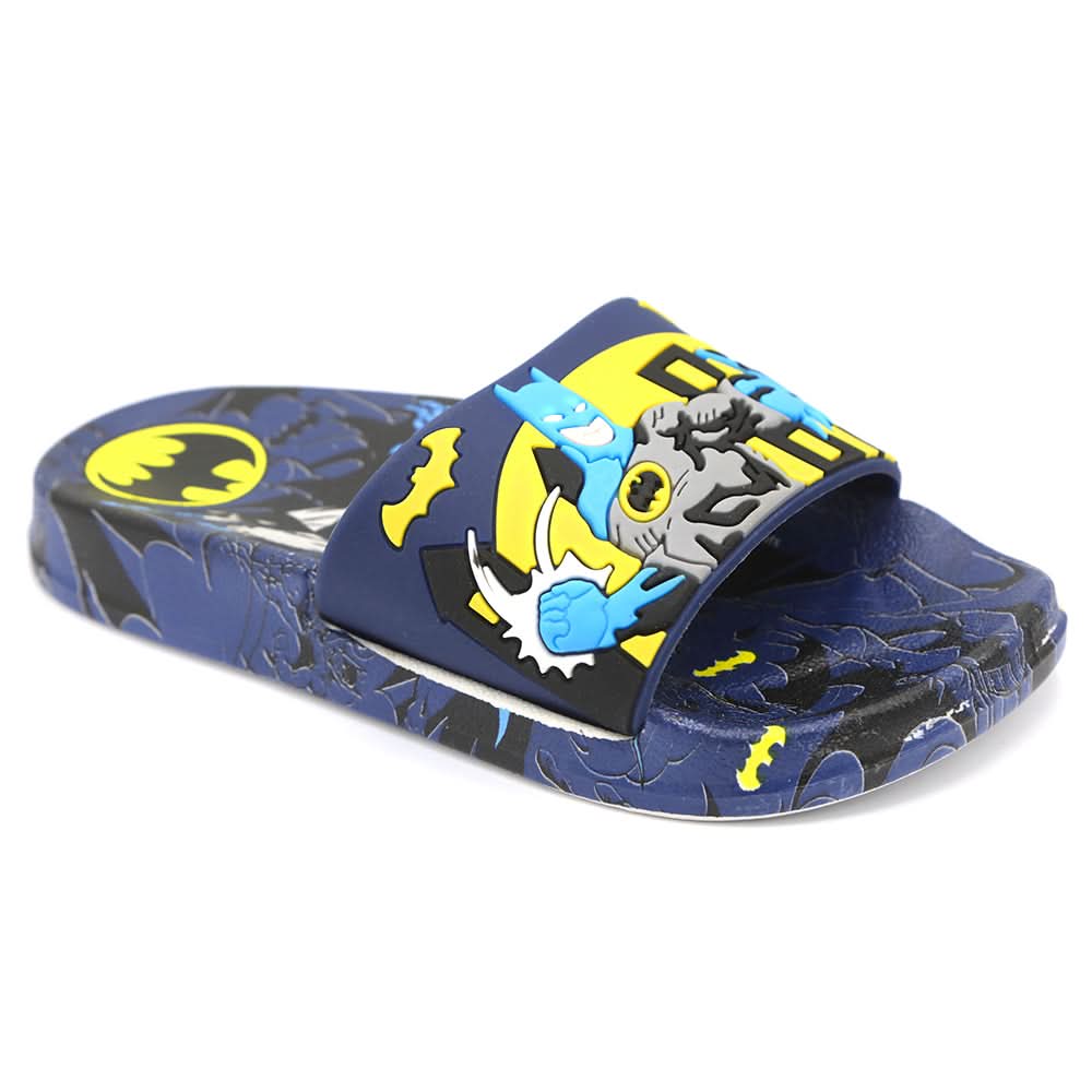 Boys Slider Batman - Navy Blue, Boys Slippers, Chase Value, Chase Value