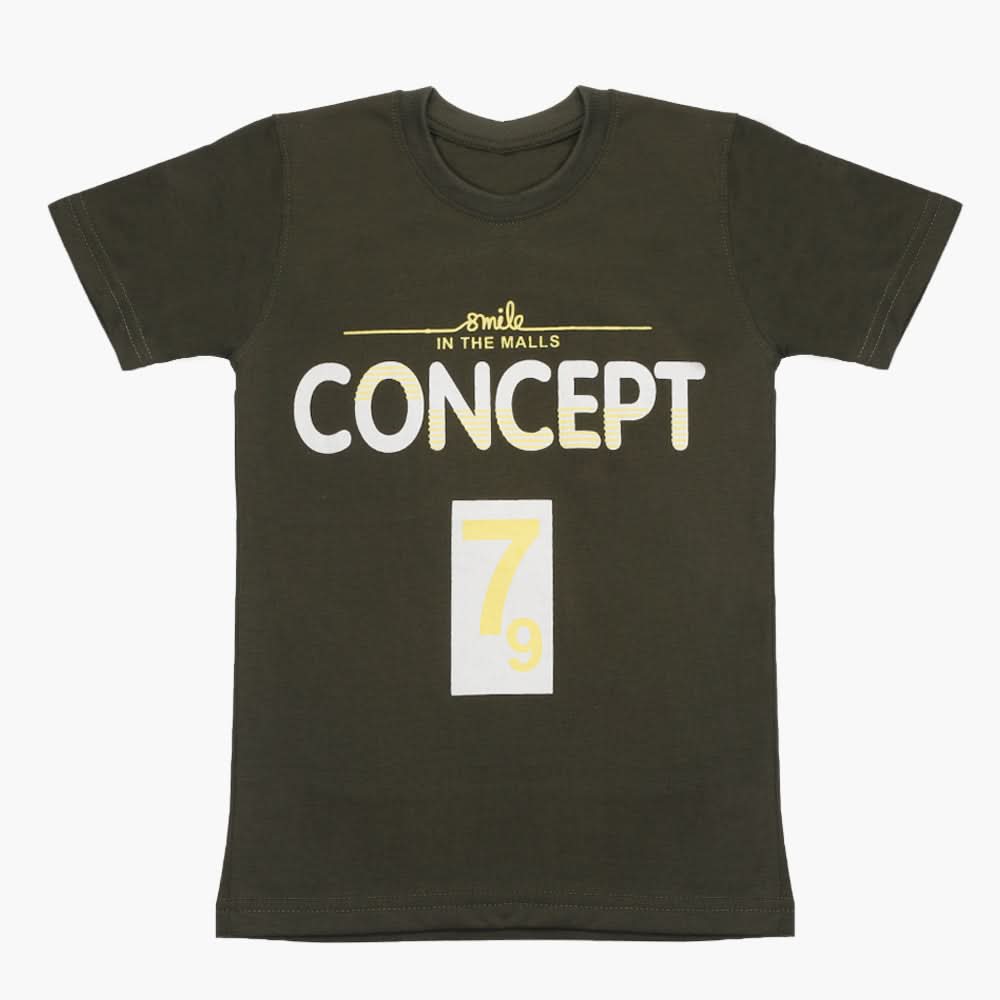 Boys Half Sleeves T-Shirt - Green, Boys T-Shirts, Chase Value, Chase Value