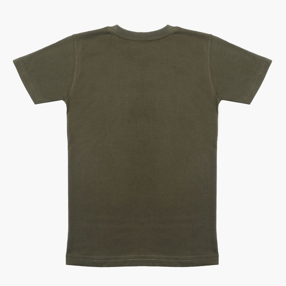 Boys Half Sleeves T-Shirt - Green, Boys T-Shirts, Chase Value, Chase Value