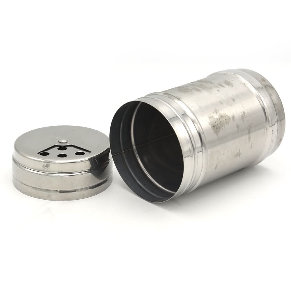 Stainless Steel Salt & Pepper Container (Large) - Silver, Home & Lifestyle, Storage Boxes, Chase Value, Chase Value