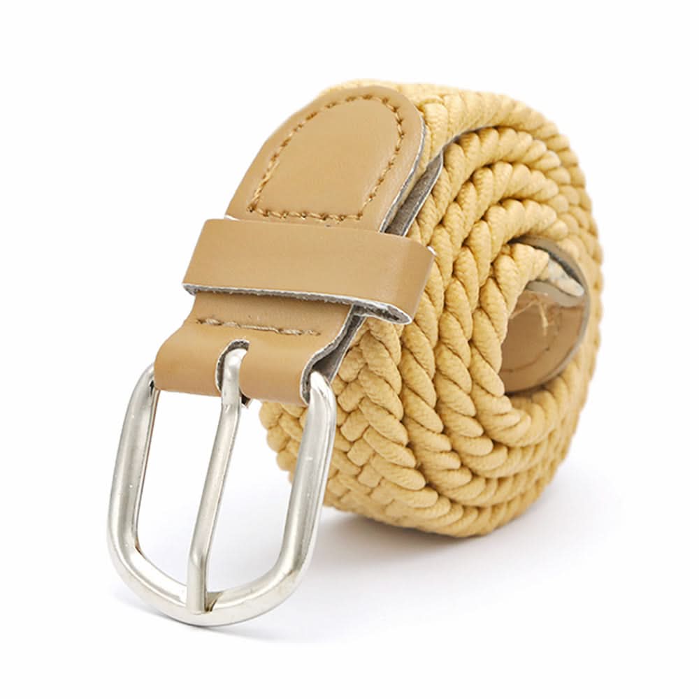 Boys Stretchable Belt - Beige, Boys Belts & Gallace, Chase Value, Chase Value