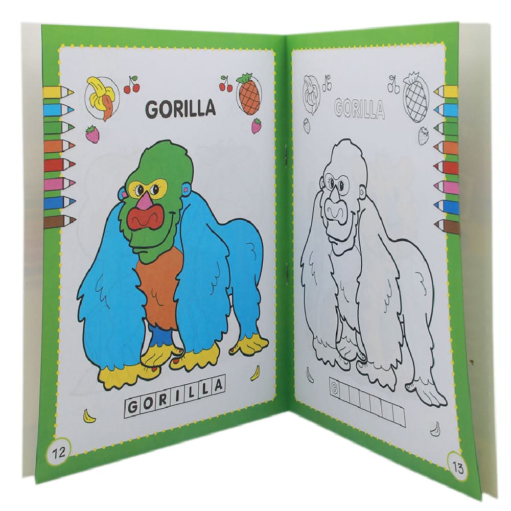Coloring Book Animal Of The Zoo, Coloring Books, Chase Value, Chase Value