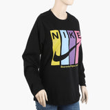 Women's Full Sleeves T-Shirt - Black, Women T-Shirts & Tops, Chase Value, Chase Value