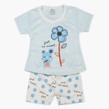 Newborn Girls Half Sleeves Suit - Blue, Newborn Girls Sets & Suits, Chase Value, Chase Value