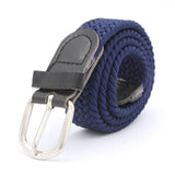 Boys Stretchable Belt - Navy Blue, Boys Belts & Gallace, Chase Value, Chase Value