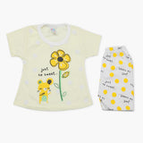 Newborn Girls Half Sleeves Suit - Lemon, Newborn Girls Sets & Suits, Chase Value, Chase Value