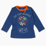 Eminent Girls Full Sleeves T-Shirt - Dark Blue, Girls T-Shirts, Eminent, Chase Value