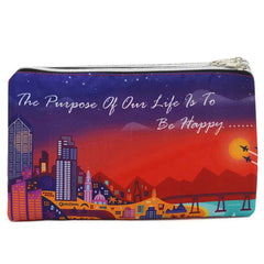 Pencil Pouch Three Zipper - Red, Pencil Boxes & Stationery Sets, Chase Value, Chase Value