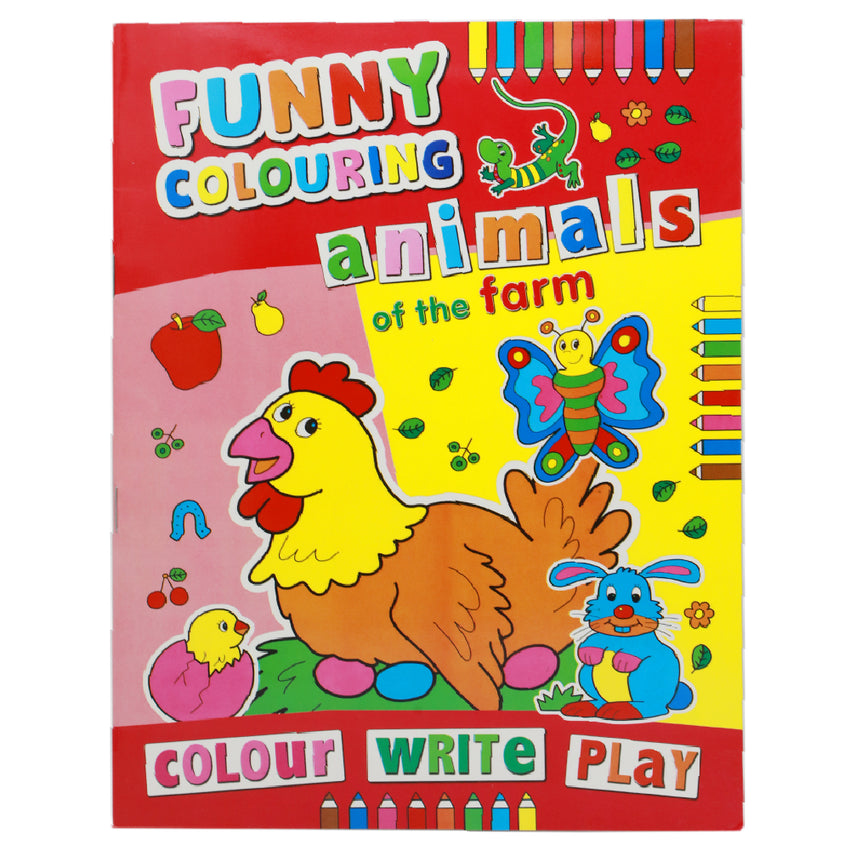 Coloring Book Animal Of The Farm, Coloring Books, Chase Value, Chase Value