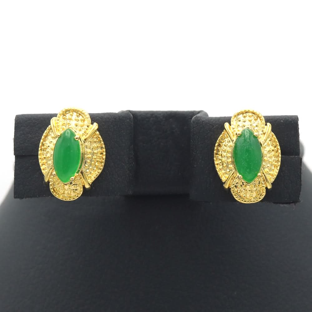 Zircon Earing - Golden, Women, Earrings & Tops, Chase Value, Chase Value