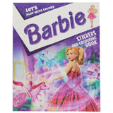 Sticker Coloring Lets Play With Color Barbie 1, Coloring Books, Chase Value, Chase Value