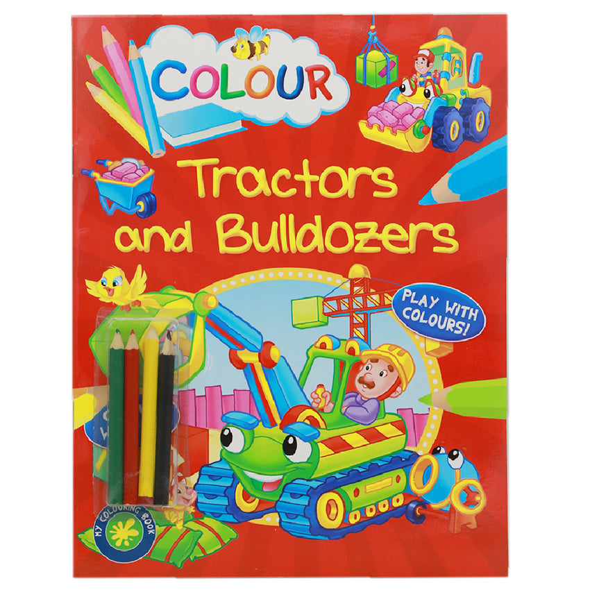 Coloring Book Tractors & Bulldozer, Coloring Books, Chase Value, Chase Value
