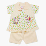 Newborn Girls Half Sleeves Suit - Fawn, Newborn Girls Sets & Suits, Chase Value, Chase Value