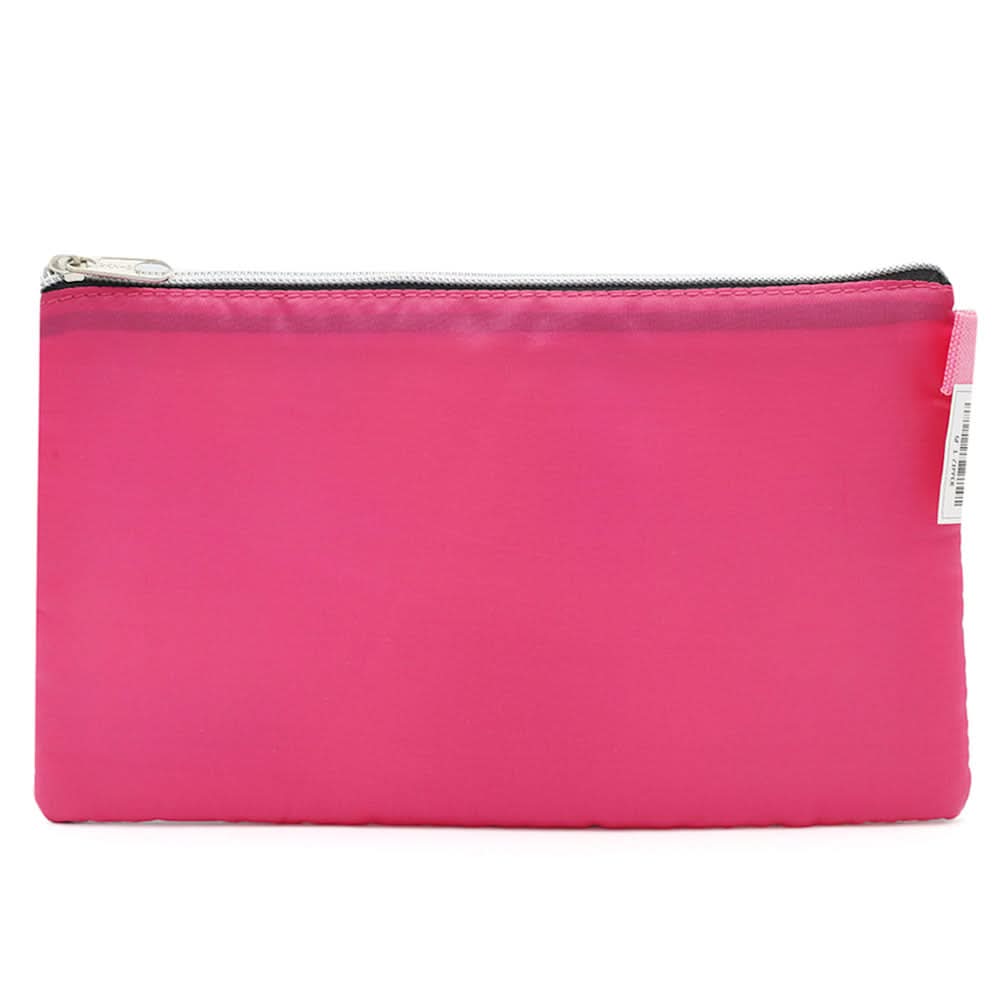 Pencil Pouch One Zipper - Pink, Pencil Boxes & Stationery Sets, Chase Value, Chase Value