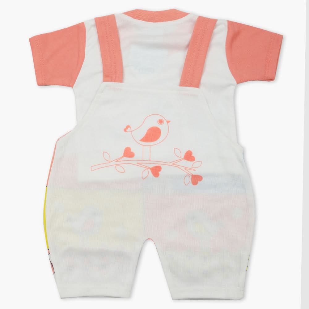 Newborn Boys Half Sleeves Romper - Peach, Newborn Boys Rompers, Chase Value, Chase Value