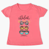 Girls Half Sleeves T-Shirt - Light Pink, Girls T-Shirts, Chase Value, Chase Value