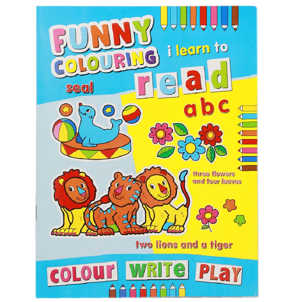 Coloring Book I Learn To Read 2, Coloring Books, Chase Value, Chase Value