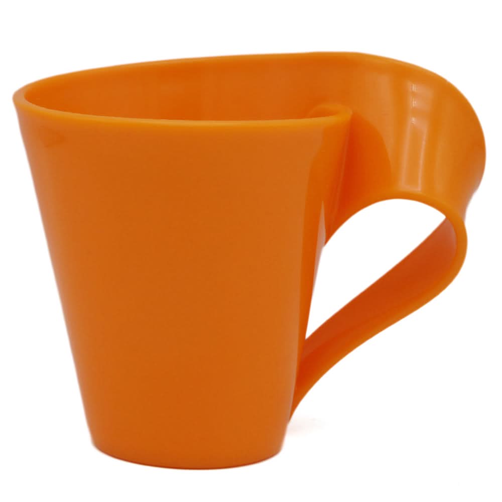 Al Burraq Wave Cafe Mug - Orange, Home & Lifestyle, Glassware & Drinkware, Chase Value, Chase Value