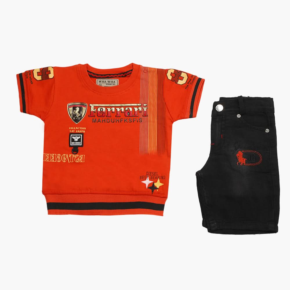 Boys Suit - Orange, Boys Sets & Suits, Chase Value, Chase Value