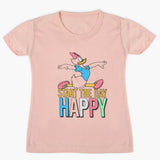 Girls Half Sleeves T-Shirt - Baby Pink, Girls T-Shirts, Chase Value, Chase Value