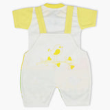 Newborn Boys Half Sleeves Romper - Yellow, Newborn Boys Rompers, Chase Value, Chase Value