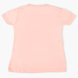 Girls Half Sleeves T-Shirt - Baby Pink, Girls T-Shirts, Chase Value, Chase Value