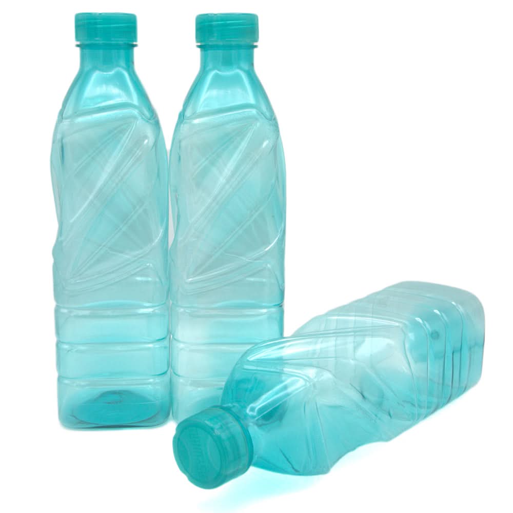 Smash Water Bottle Pack Of 3 - Cyan, Home & Lifestyle, Glassware & Drinkware, Chase Value, Chase Value