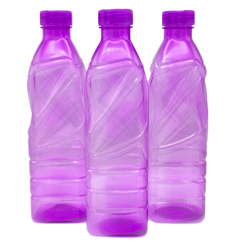 Water Bottle Pack Of 3 - Purple, Home & Lifestyle, Glassware & Drinkware, Chase Value, Chase Value