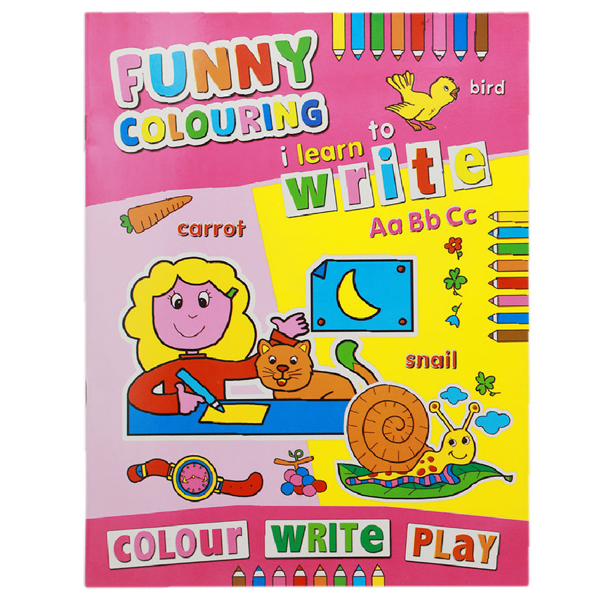 Coloring Book  I Learn To Write, Coloring Books, Chase Value, Chase Value