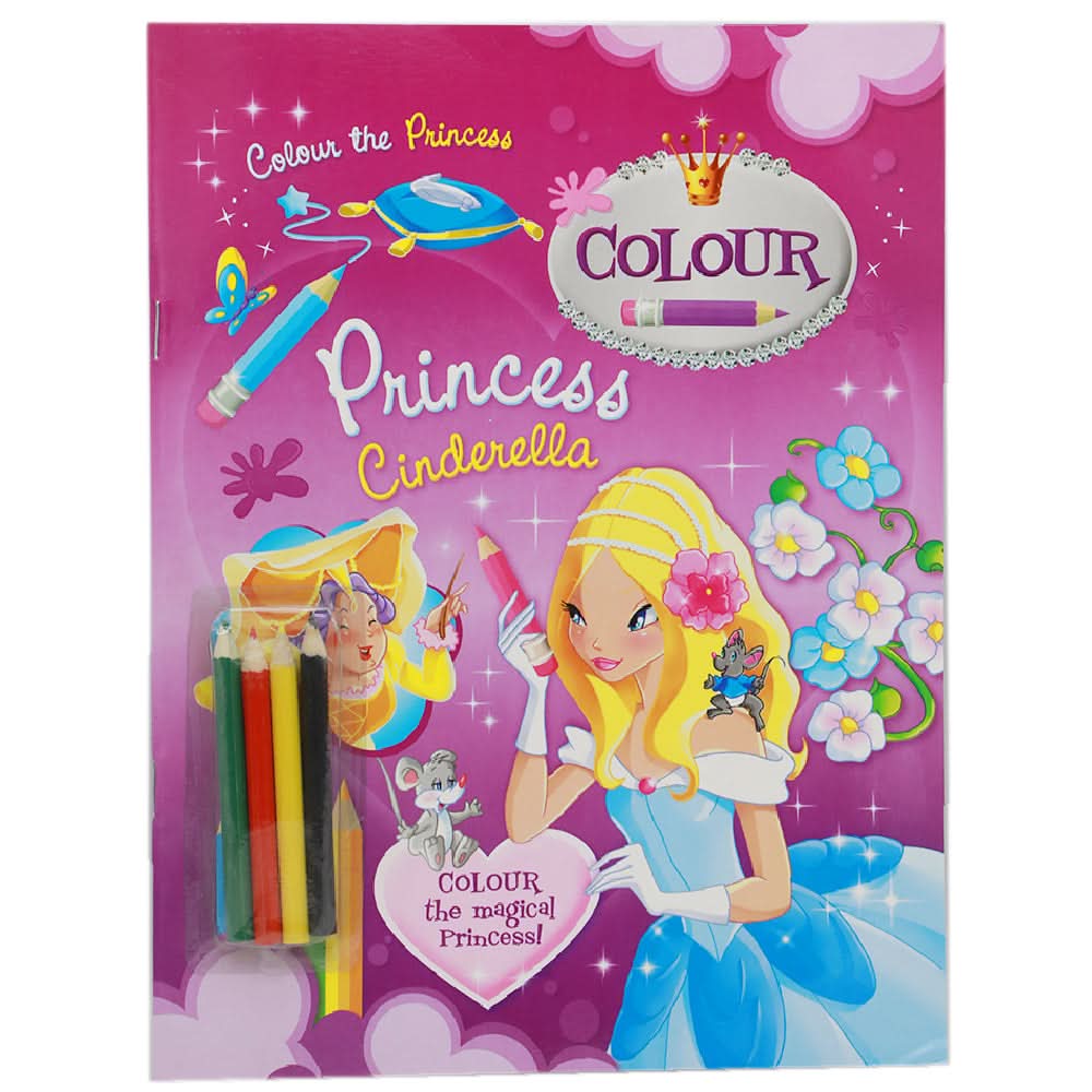 Coloring Book The Princess Cinderella, Coloring Books, Chase Value, Chase Value
