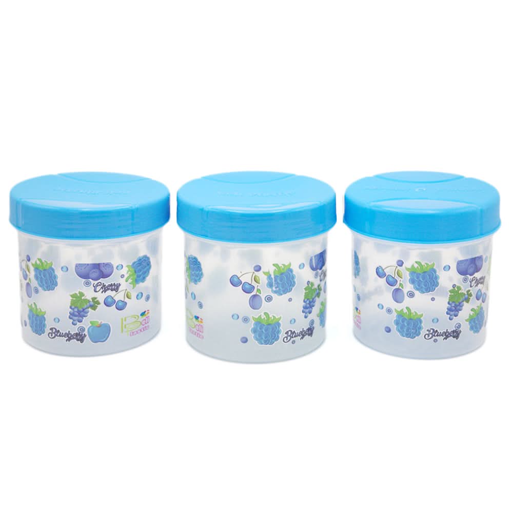 Jar Small Net 3Pcs - Blue, Home & Lifestyle, Storage Boxes, Chase Value, Chase Value