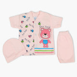 Newborn Boys Half Sleeves Suit - Pink, Newborn Boys Sets & Suits, Chase Value, Chase Value