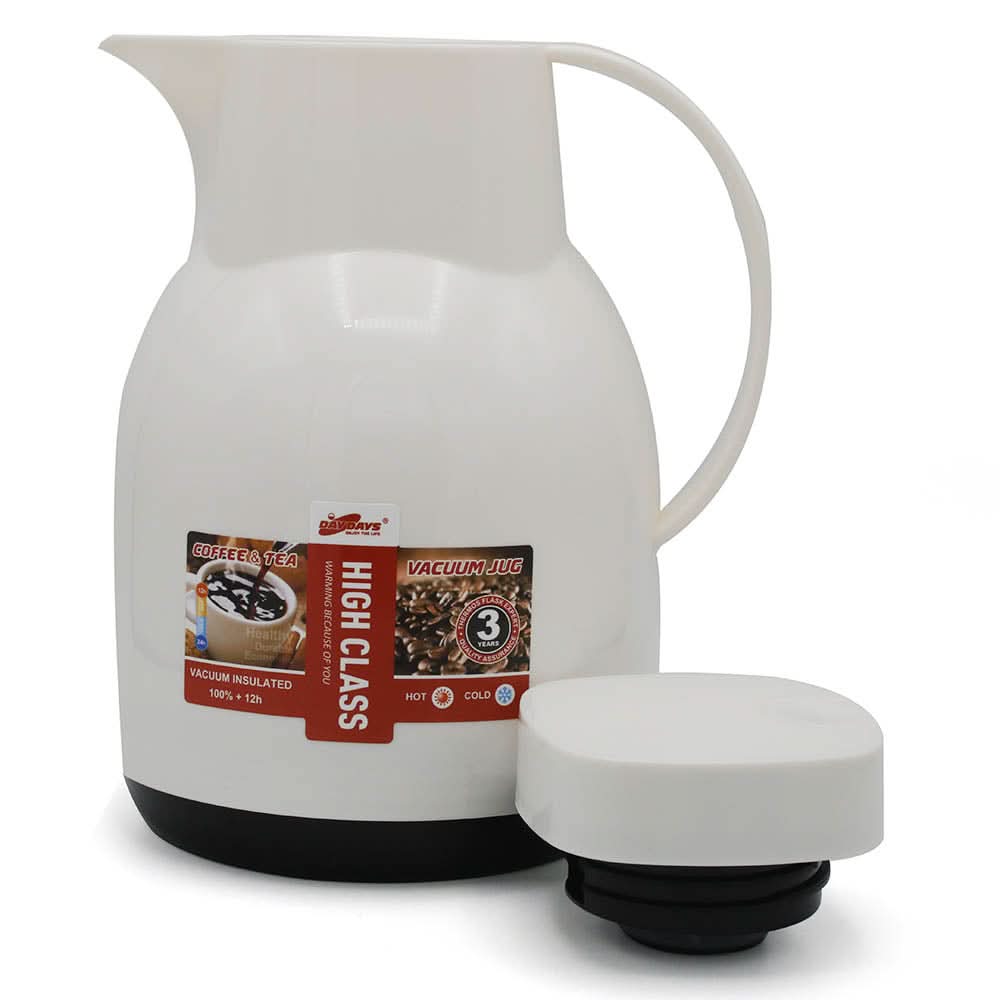 Vaccum Flask - White, Thermos & Mug, Chase Value, Chase Value
