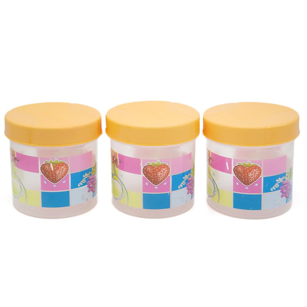 Jar Small Net 3Pcs - Peach, Home & Lifestyle, Storage Boxes, Chase Value, Chase Value