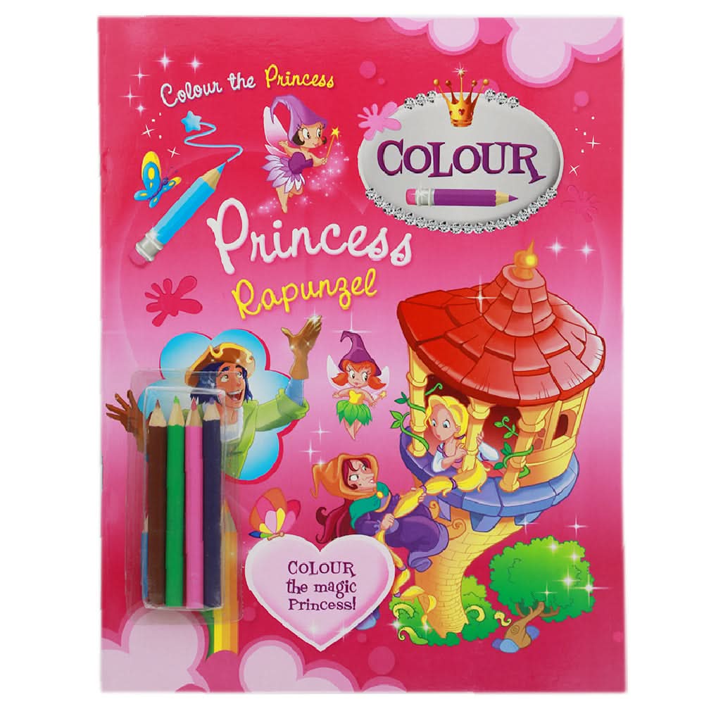 Coloring Book The Princess Rapunzel, Coloring Books, Chase Value, Chase Value