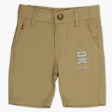Boys Cotton Short - Khaki, Boys Pants, Chase Value, Chase Value