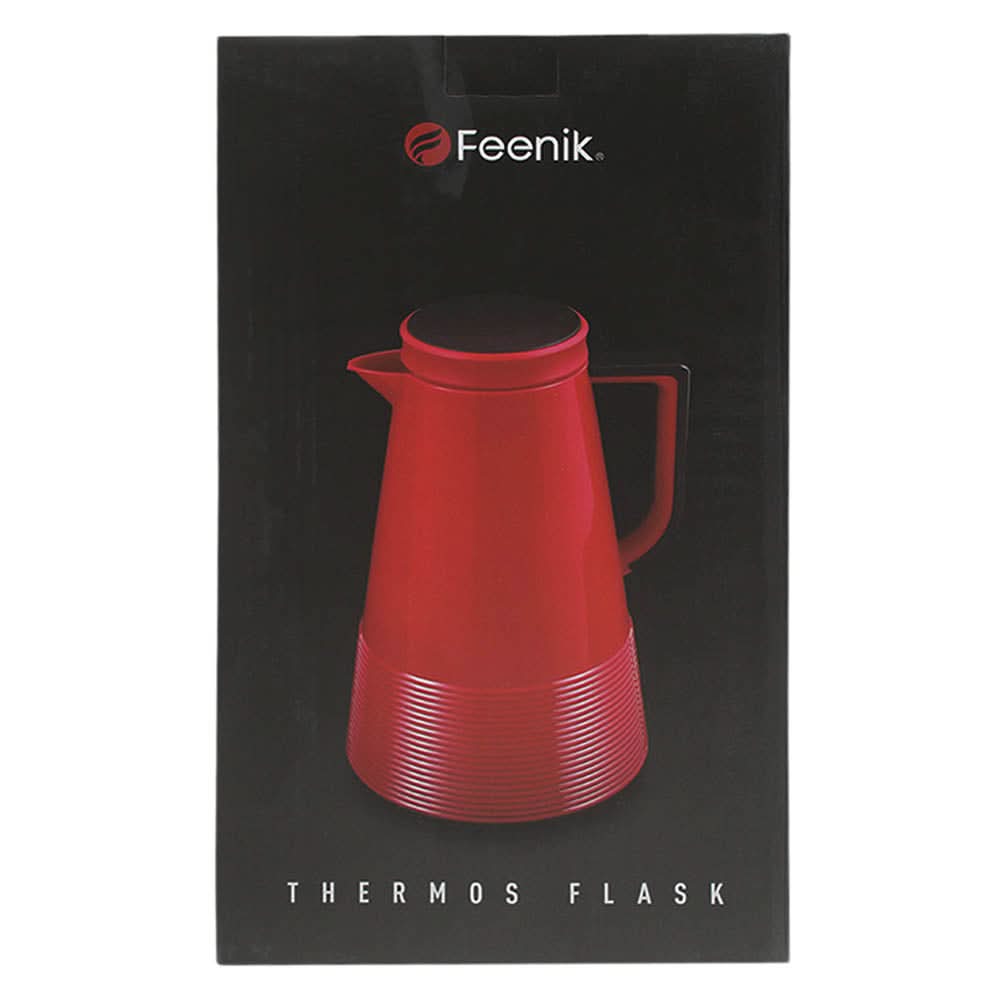 Feenik Flask 1Ltr - Black, Thermos & Mug, Chase Value, Chase Value