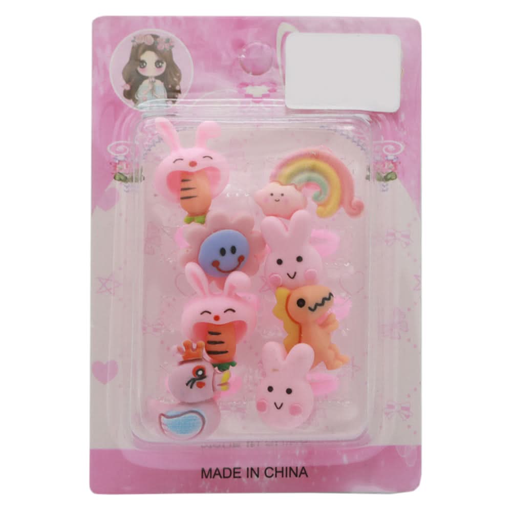 Children Ring Card - C, Girls Finger Rings, Chase Value, Chase Value