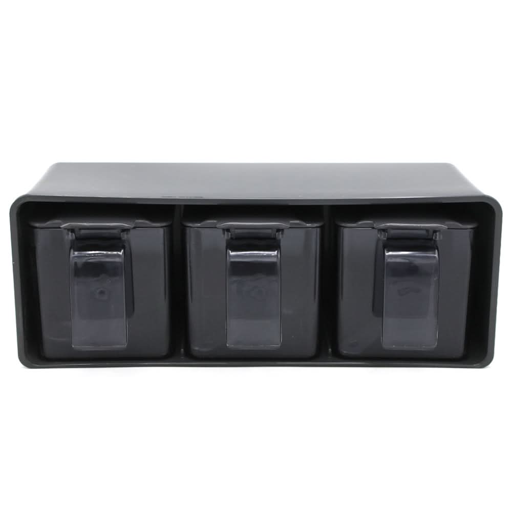 Spice Box 3 Pcs - Grey, Home & Lifestyle, Storage Boxes, Chase Value, Chase Value