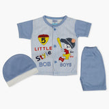 Newborn Boys Half Sleeves Suit - Light Purple, Newborn Boys Sets & Suits, Chase Value, Chase Value