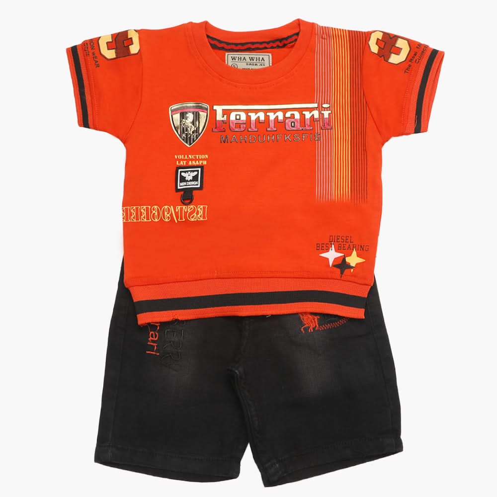 Boys Suit - Orange, Boys Sets & Suits, Chase Value, Chase Value