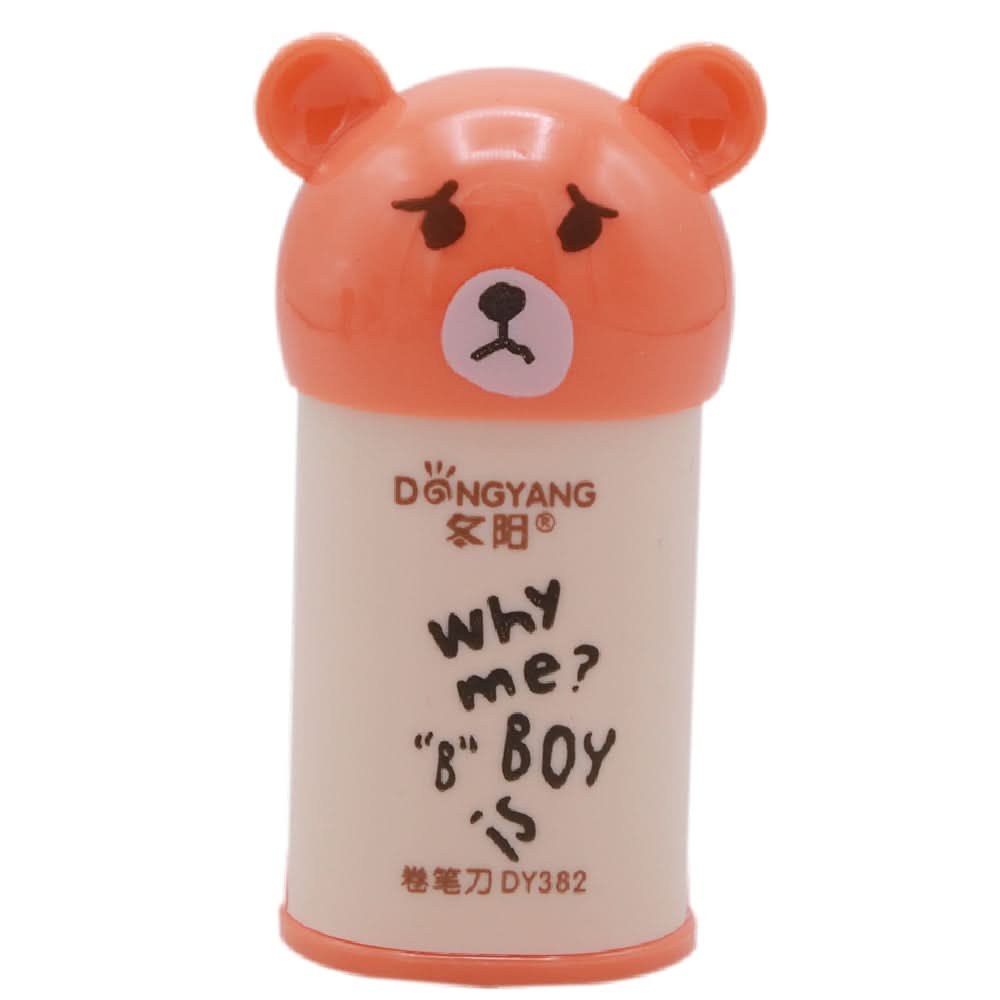 Sharpener Dy-382 - Peach, Pencil Boxes & Stationery Sets, Chase Value, Chase Value
