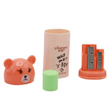 Sharpener Dy-382 - Peach, Pencil Boxes & Stationery Sets, Chase Value, Chase Value