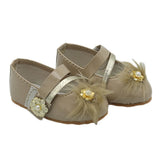 Newborn Girls Fur Pumps - Beige, Kids, NB Shoes And Socks, Chase Value, Chase Value