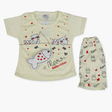 Newborn Girls Half Sleeves Suit - Light Green, Newborn Girls Sets & Suits, Chase Value, Chase Value