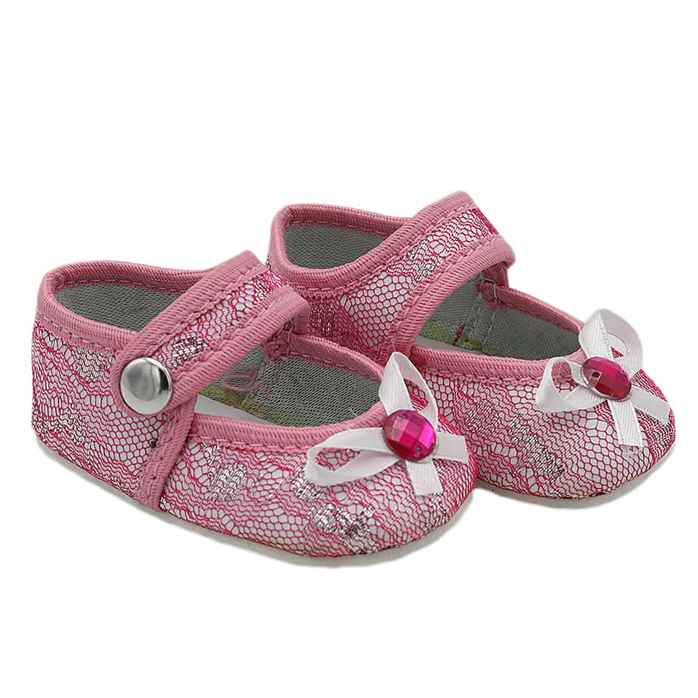 Newborn Girls Net Pumps - Pink, Kids, NB Shoes And Socks, Chase Value, Chase Value