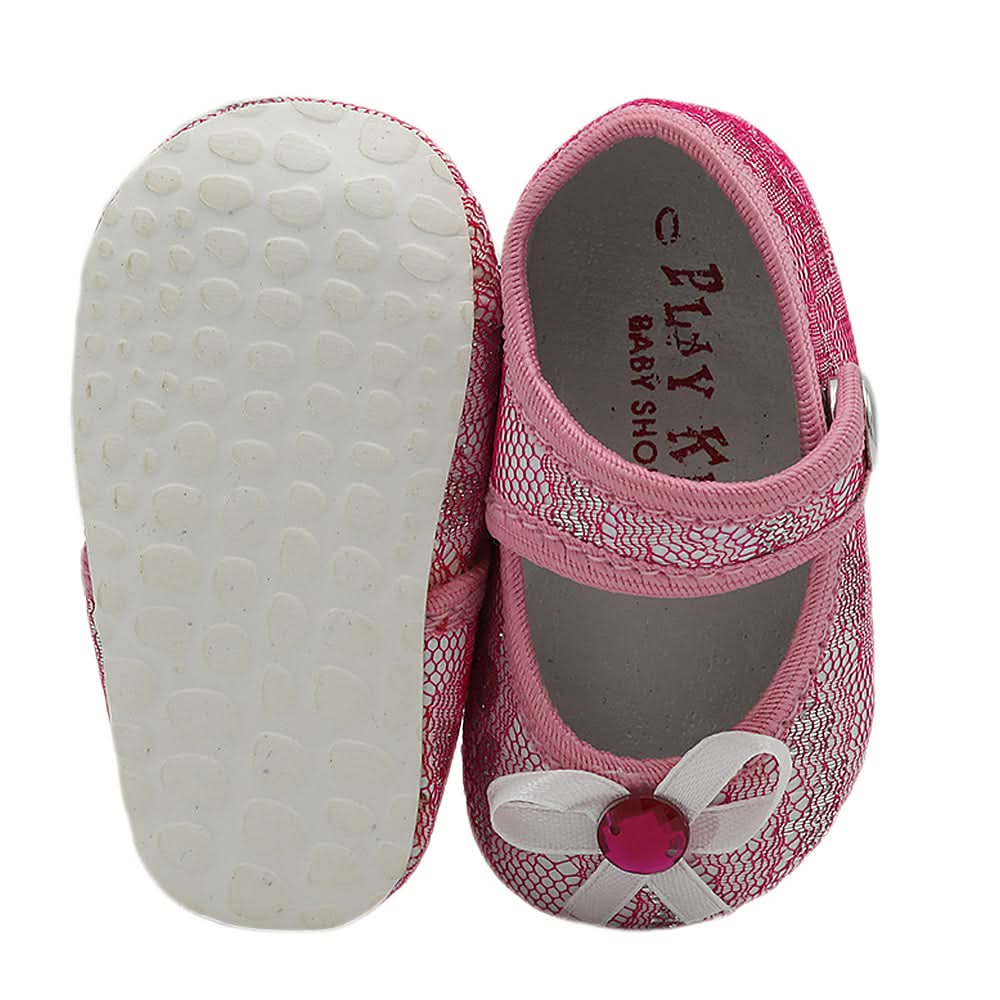 Newborn Girls Net Pumps - Pink, Kids, NB Shoes And Socks, Chase Value, Chase Value